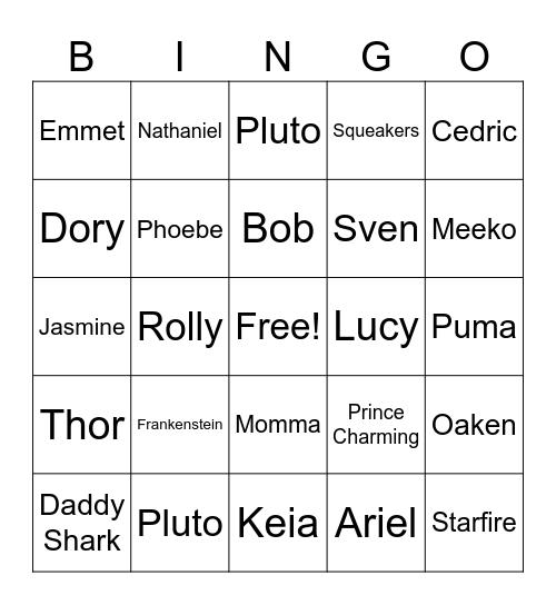 01Mon815 - Everest Bingo Card