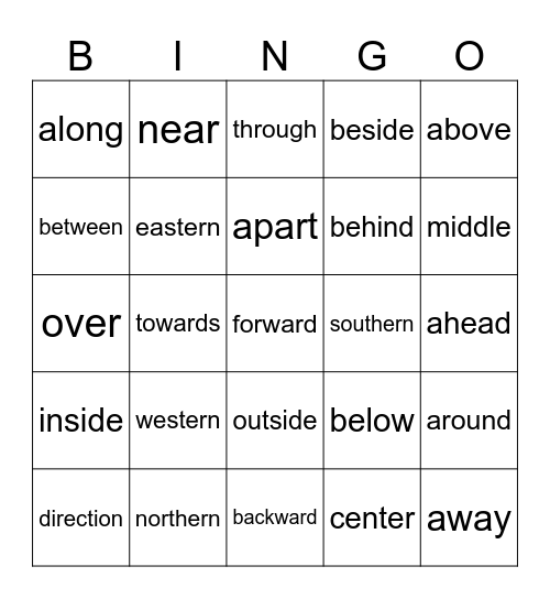 10~11 Bingo Card