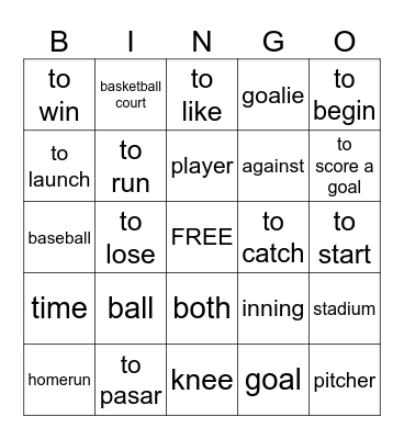 Chapter 7 Vocab Bingo Card