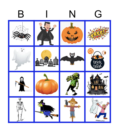 Halloween Bingo Card