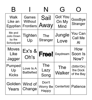 2 Ways to WIN! Bingo Card