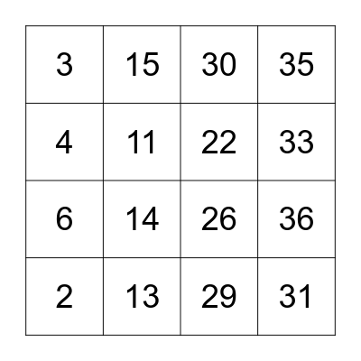 Banking Leadership Team Bingo Card
