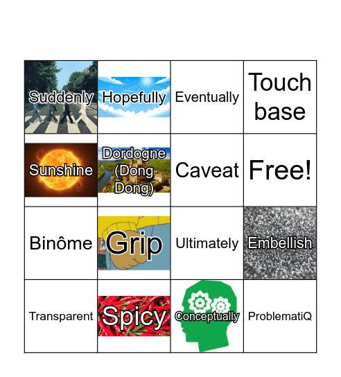Officef bingo Card