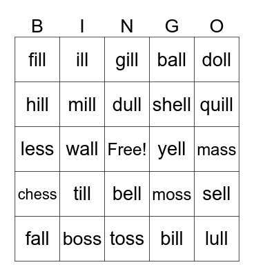 1.4 Bingo Card