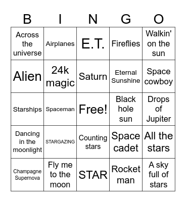 out of this 🌎 Bingo Card