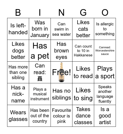 Find someone who...... and ask them to sign in each square. Bingo Card