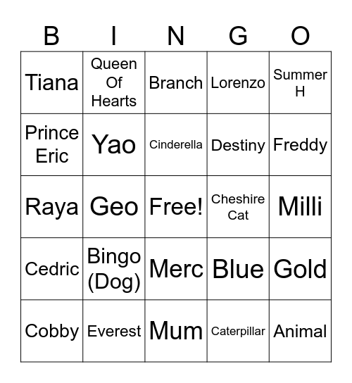 01Mon420 - Rex Bingo Card