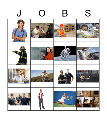 JOBS! Bingo Card