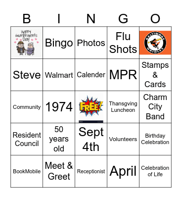 CCHA-ROAD TRIP BINGO Card