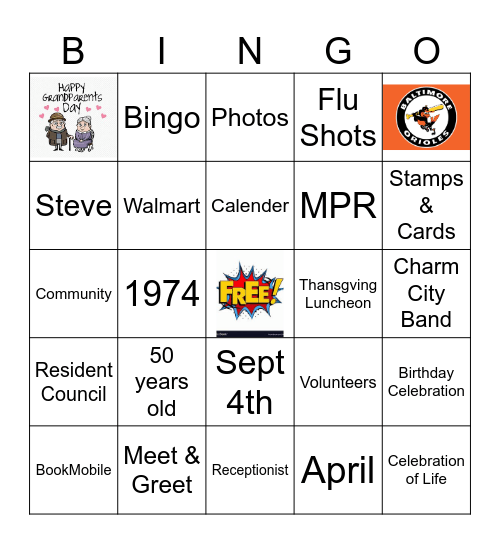 CCHA-ROAD TRIP BINGO Card