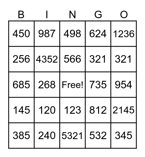 classroom english Bingo Card