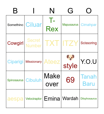 Emrys Bingo Card