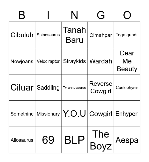 Bingo with @TheMorkeNet Bingo Card