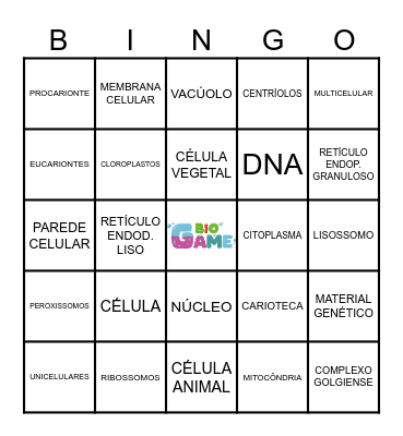 Bingo - Citologia Bingo Card
