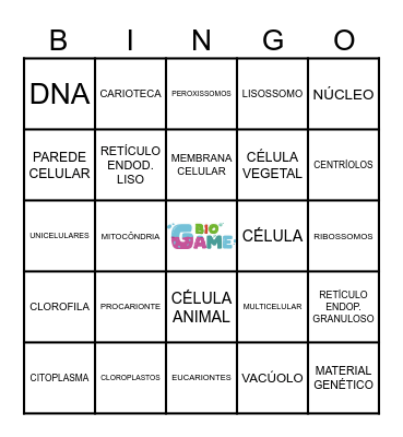 Bingo Citologia Bingo Card
