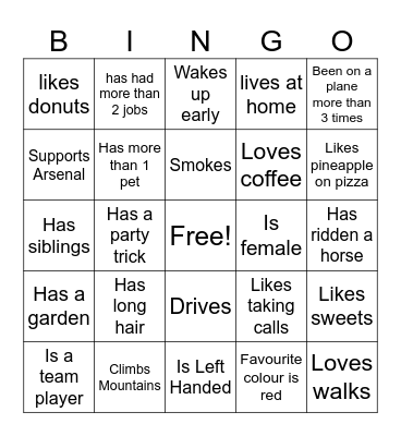 Bye Yusuf Bingo Card