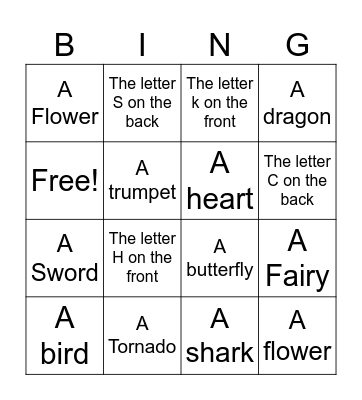 Library Bingo Card