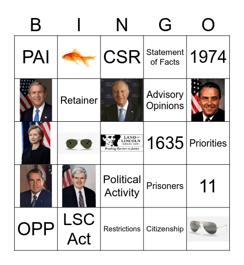 LSC BINGO Card