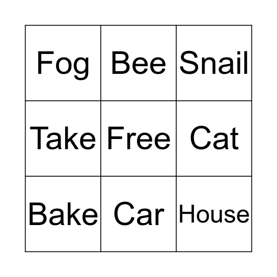 Dr. Suess. Bingo Card