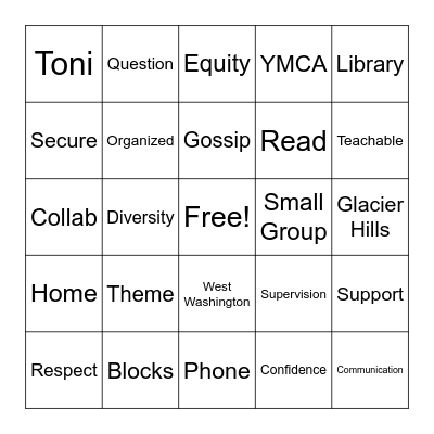 Falltastic Fun Bingo Card