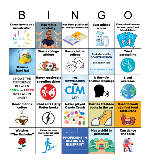 BINGO Construction 2023 Bingo Card