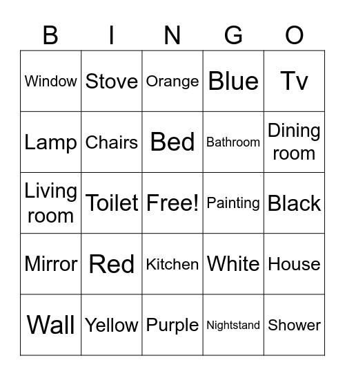 La Casa Bingo Card
