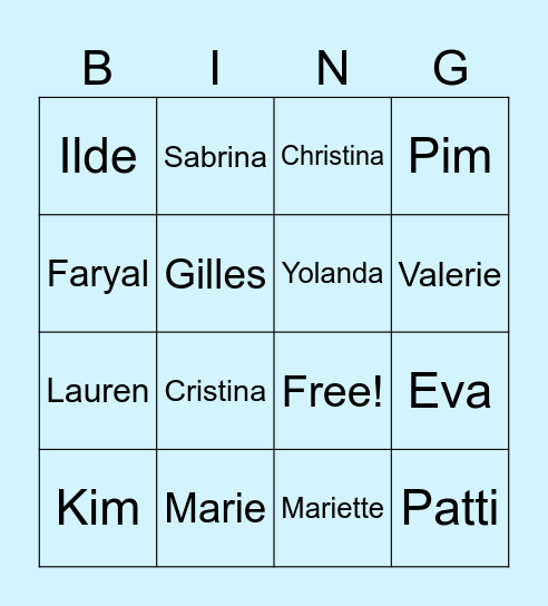 MAO Bingo Time Bingo Card