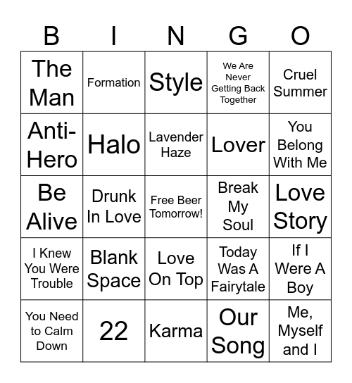 zRenaissance Eras Bingo Card