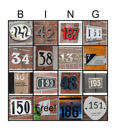 Buurt BBQ Bingo Card