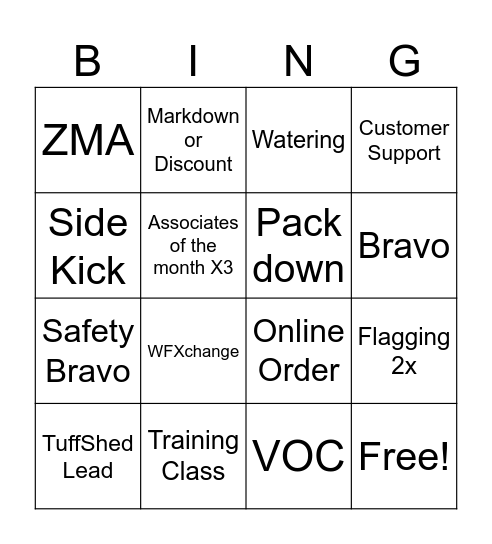 HD 0422 Bingo Card
