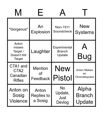 Hotdogs, Horseshoes, and Bingo Cards Bingo Card