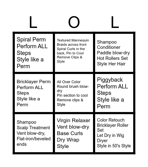 COSMO 1.5  BINGO Card