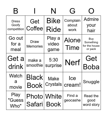 Birthday Blowout Bingo Card