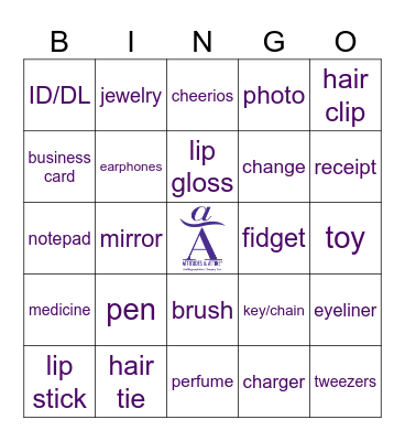 Bag Bingo Card