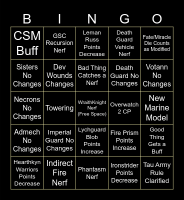 September Balance Patch Bingo Card