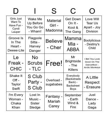 WEDDING BINGO Card