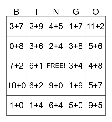 Turn Around Facts Bingo Card