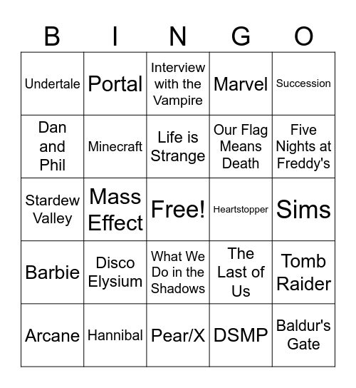 Гнездо Bingo Card