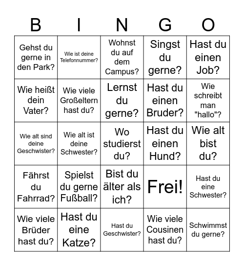 5.9.2023 Bingo Card