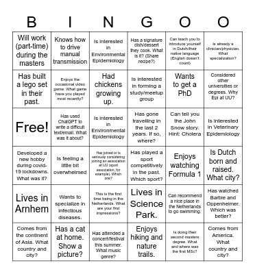 Epi 2023-2023 Bingo Card
