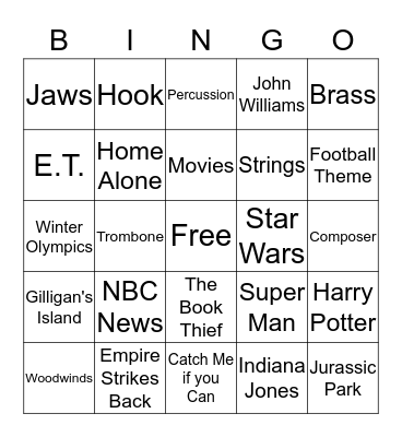 John Bingo Card