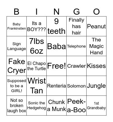 Osiris Bingo Card