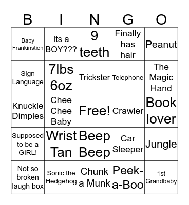 Osiris Bingo Card