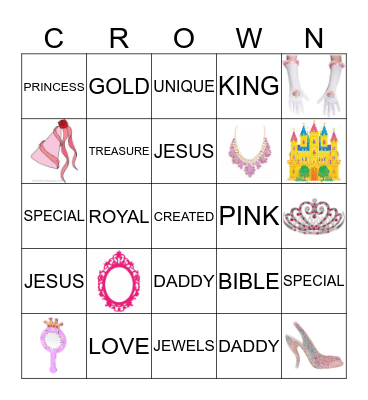 CROWN Bingo Card