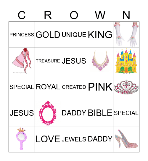 CROWN Bingo Card