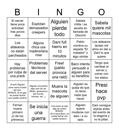 TecnoTuii Bingo Card