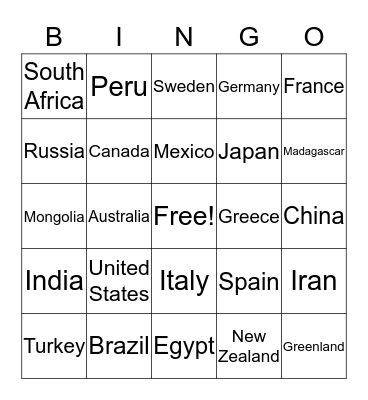 Friendship of Scouting Bingo Card