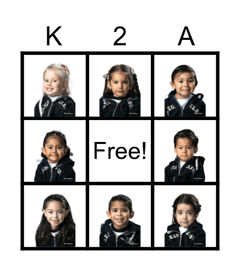 OUR CLASS BINGO Card