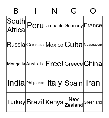 Friendship of Scouting Bingo Card