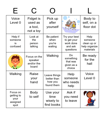 LIBRARY SAIL BINGO Card